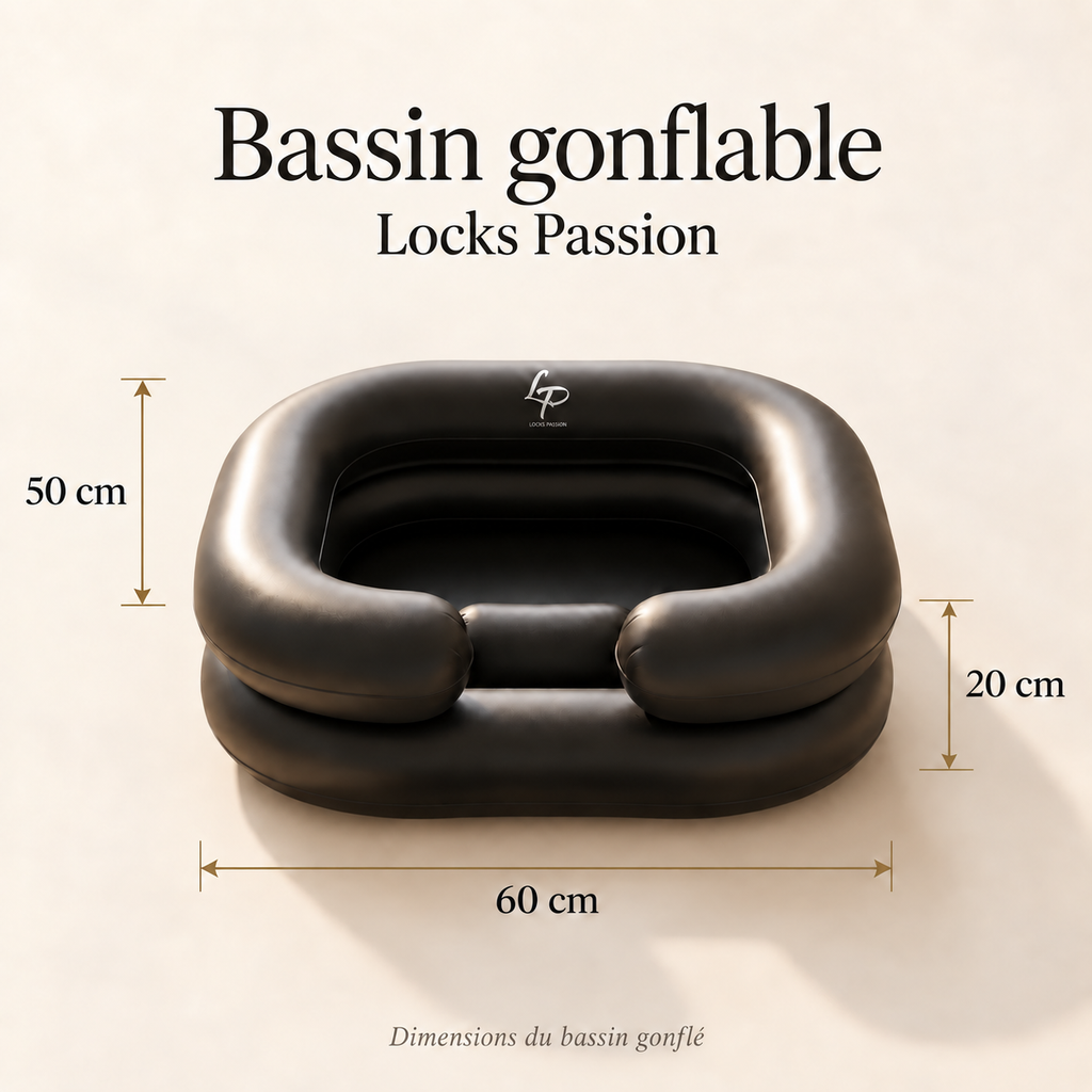 Bassin gonflable Locks Passion : schéma des dimensions