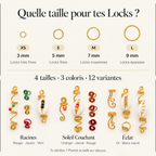 Bijoux Locks Passion : quelle taille choisir pour tes Locks